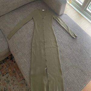 Abercrombie & Fitch Ribbed Sweater Dress